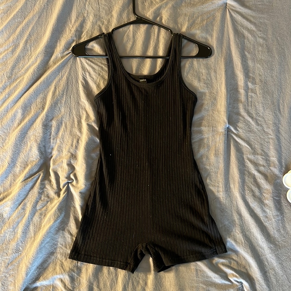 Shein, black romper